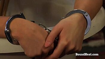 hey babe in handcuffs, are you ready for madame in the bathroom with bondage fun?