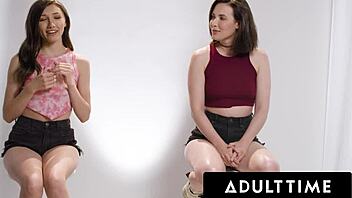 Watch Petite Maya Woulfe Rub Pussies With Best Friend Casey Calvert For Orgasm!