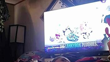 goldielox indulges in solo masturbation, teasing her juicy pussy with toys in panties