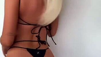 boutinela all black bikini compilation closer in the club