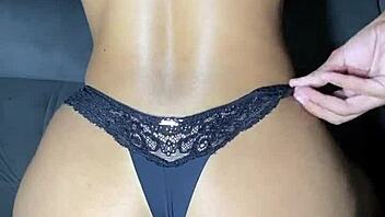 Hey, check out this hot Brazilian housewife riding and getting creampied in doggystyle fun with her cuckold hubby