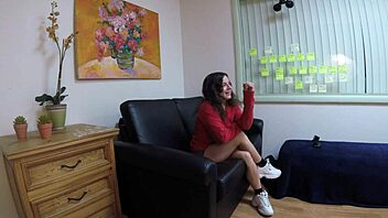 Lala Rose experiences intense anal action with deepthroat gagging and choking