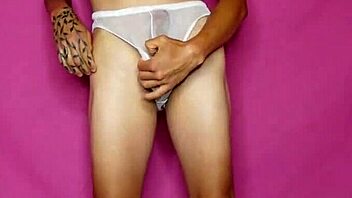 i felt so horny watching that huge cock in bedroom