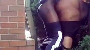 Thick Ebony Wife Hints At Wet Pussy Encounter Outside Church