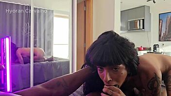 i feel so passionate with this see-through interracial bareback action