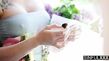 Will I ever see you again? Sensual encounter with pornstars Angie Lynx and Francis X for SinfulXXX.