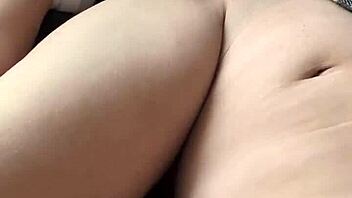 the thick white girl in pov grabs her dildo toy and fucks it solo with moans until orgasm