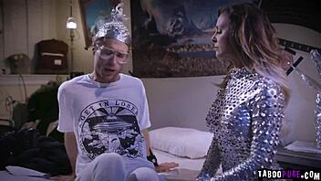 Cherie Deville moans loudly during intense anal penetration and creampie action