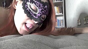 Redhead wife gives 69 deepthroat then gets fucked hard doggystyle by monster cock