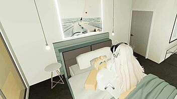 Bold Rider Takes on Average Roblox Condo Experience with Intense Cowgirl Sex Action