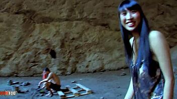 Natural Bigtits Asian Pornstar Sharon Lee Anal Sex In A Cave