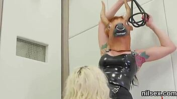 nasty 18+ teen faces extreme bdsm anal therapy in hardcore asylum assfucking session