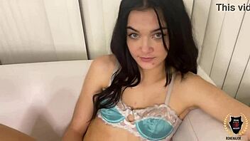 brunette rose winters plays with that toy before rome major works her bent over pussy.