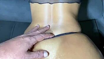 Hey, check out this hot Brazilian housewife riding and getting creampied in doggystyle fun with her cuckold hubby