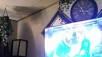 goldielox indulges in solo masturbation, teasing her juicy pussy with toys in panties