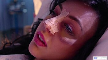 What a strange hospital with lesbian nurses and doctors licking pussy in group action!