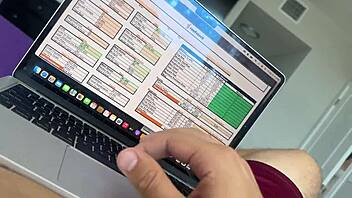 A relaxing break unfolds with girlfriend Madalina Moon in household fantasy by Scott Stark