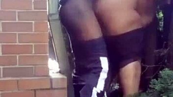 Thick Ebony Wife Hints At Wet Pussy Encounter Outside Church