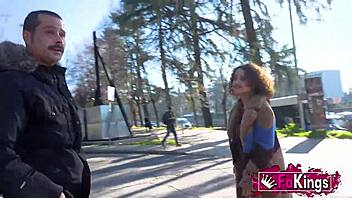 Elena de la vega hunts stallion in street