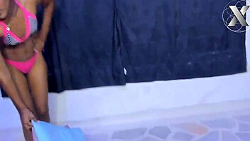 I love how these Latinas with big tits give our friend a russian handjob