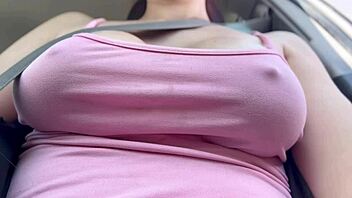 Massive Tits Milf Artemisia Love Bouncing Wildly In Car