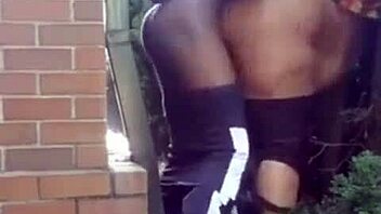 Thick Ebony Wife Hints At Wet Pussy Encounter Outside Church