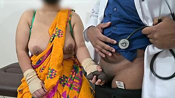 Doctor Checking Telugu Aunty Boobs - Oh What A Naughty Hospital Fantasy With Busty Nurse!