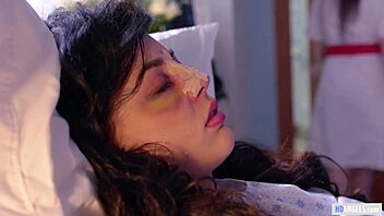 What a strange hospital with lesbian nurses and doctors licking pussy in group action!