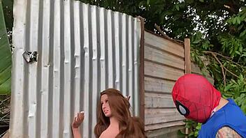 foi rapido mas soquei o braso no cu dela sex doll 😈🍑