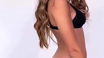 boutinela all black bikini compilation closer in the club