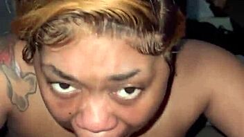 i-i'm that nasty freaky slut, eatin' all the nut and cream from his big black cock, oh god yeah