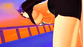 Oh Belle, you're getting fucked by that huge cock nonstop for 24 hours in wild anal squirting action!