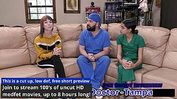 Dr. Tampa takes Ditria Rose in a piercing orgasm domination session.