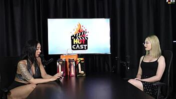 hey, check out this naughty interview with vivan lola and vitória beatriz full of wild brazilian fun - part 2