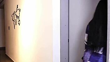 Big-bottomed milf shares her bed with muscular neighbors and ends up getting fucked hard with satisfaction