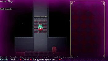 Futanari Mage Kanade Encounters Slime In Dungeon Quest With Lactating Handjob And Ass Play