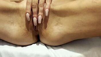 she relaxes alone at home daydreaming about her boyfriend's pal