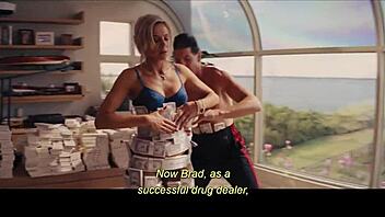 Milf kissed passionately in missionary. Blonde and brunette share intimate moment.