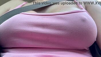 Massive Tits Milf Artemisia Love Bouncing Wildly In Car