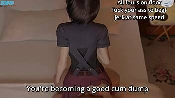 Sent to Hell After Depravity Life You Experience Public Outdoor Anal Fisting with Futanari Hentai Toys