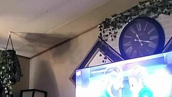 goldielox indulges in solo masturbation, teasing her juicy pussy with toys in panties