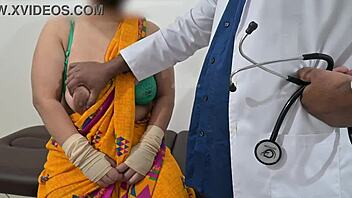 Doctor Checking Telugu Aunty Boobs - Oh What A Naughty Hospital Fantasy With Busty Nurse!