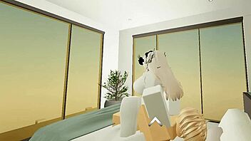 Bold Rider Takes on Average Roblox Condo Experience with Intense Cowgirl Sex Action