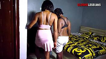 Oh My God, This Chubby Ebony Lured Me To Bed For Wild Lesbian Action!