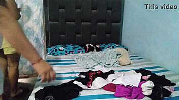 hey i caught you sniffing my underwear while touching your tits let me help by licking your pussy