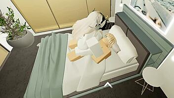 Bold Rider Takes on Average Roblox Condo Experience with Intense Cowgirl Sex Action