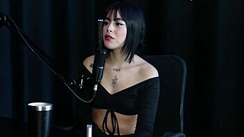 Best moments of ariane kimiko on preliminares podcast with bia hot part 1 on sheer red