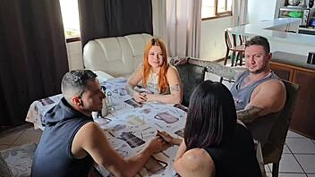 married woman dreamed of wife swap and fucks my boyfriend while i take her husband in homemade hotwife action