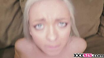 Tight blonde amateur Cleo Vixen nailed by big cock