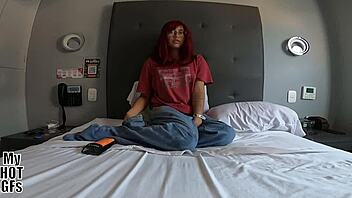 hey, the condom slipped off but don't worry, just make sure you don't finish inside me during this close-up pov creampie session